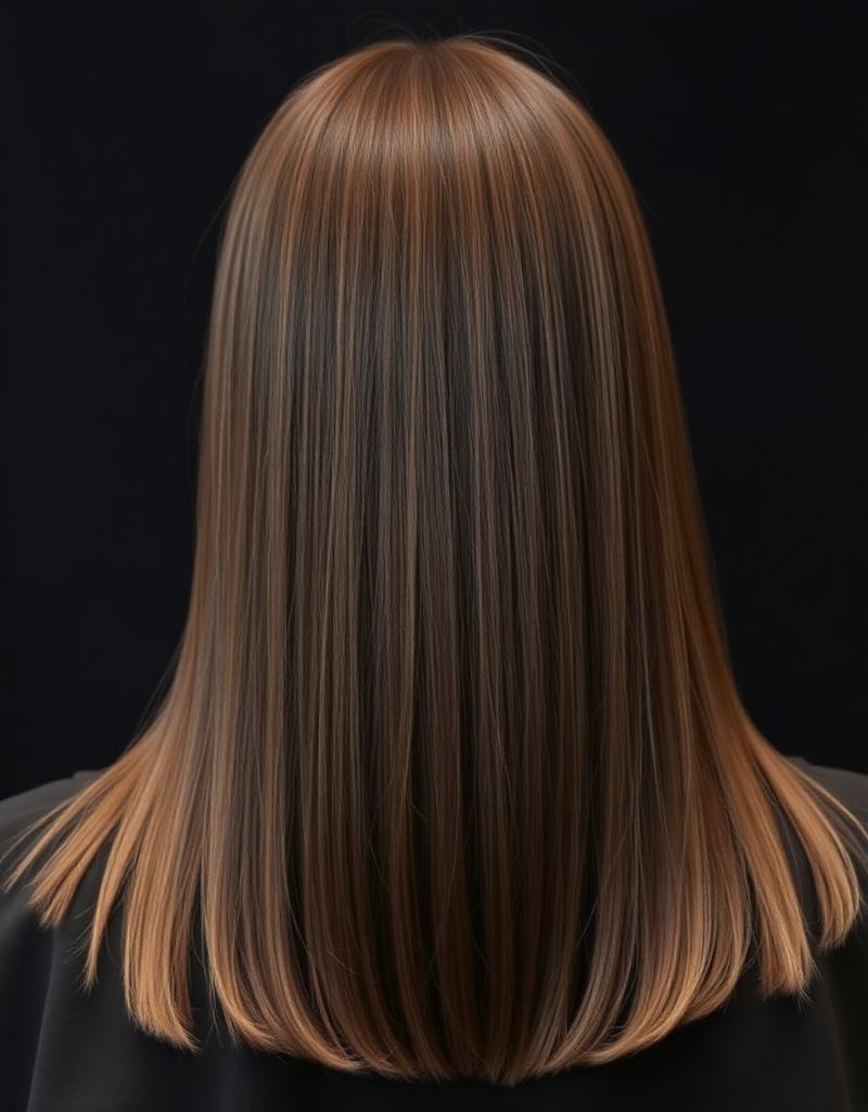 Antes — Base natural para iluminado com mechas